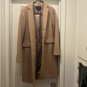 J Crew Regent Wool Coat (100% wool shell) - Camel color size 0